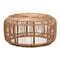 Baxton Studio Aliane Modern Bohemian Natural Brown Antique Rattan Coffee Table 219-12702-ZORO - alternate 6